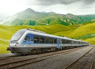 Raja Pardis Train at Sunset